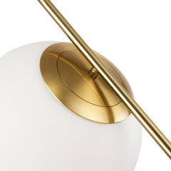 Lámpara colgante bola cristal "HERMI 220" - E27 - Ø 22cm