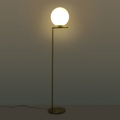 Lámpara de pie bola cristal "Anni 300" - E27 - Ø 30cm