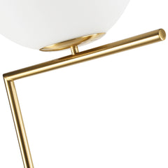 Lámpara de pie bola cristal "Anni 300" - E27 - Ø 30cm