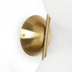 Aplique de pared doble bola cristal "VIC 220" - E27 - Ø 22cm