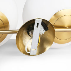 Aplique de pared doble bola cristal "VIC 220" - E27 - Ø 22cm