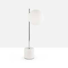 Lámpara de mesa bola cristal "LICRU" - E27 - Ø 15cm