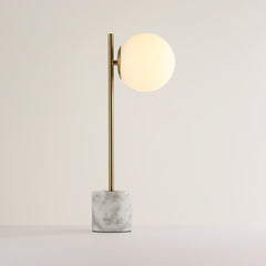 Lámpara de mesa bola cristal "LICRU" - E27 - Ø 15cm