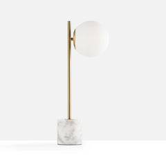 Lámpara de mesa bola cristal "LICRU" - E27 - Ø 15cm