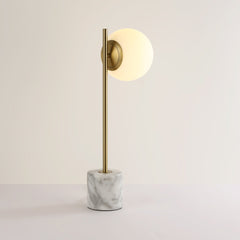Lámpara de mesa bola cristal "LICRU" - E27 - Ø 15cm