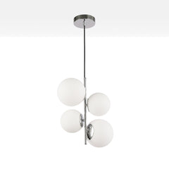 Lámpara colgante bola cristal "TANNA" - E27 - Ø 15cm