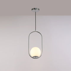 Lámpara colgante bola cristal "JOHN" - E27 - Ø 15cm