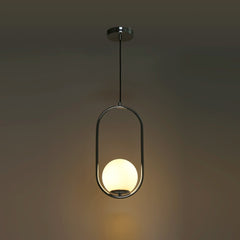 Lámpara colgante bola cristal "JOHN" - E27 - Ø 15cm