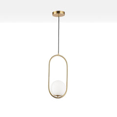 Lámpara colgante bola cristal "JOHN" - E27 - Ø 15cm