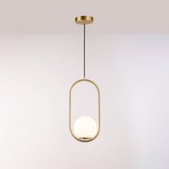 Lámpara colgante bola cristal "JOHN" - E27 - Ø 15cm