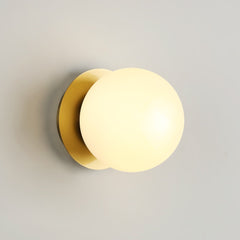 Aplique de pared bola cristal "ARCE" - E27 - Ø 15cm