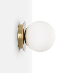 Aplique de pared bola cristal "ARCE" - E27 - Ø 15cm