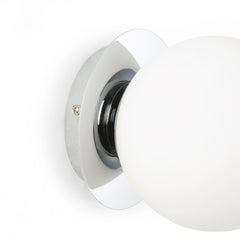 Aplique de pared bola cristal "ARCE" - E27 - Ø 15cm