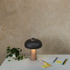 Lámpara de mesa diseño "CEP" - Base mármol - 2 x G9