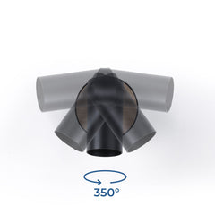 Aplique de pared interior "VILSA" - Orientable - GU10