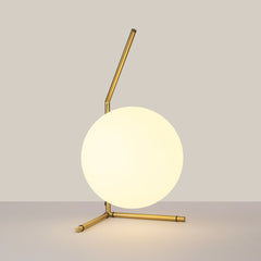 Lámpara de mesa bola cristal "OCTO 200" - E27 - Ø 22cm