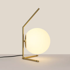 Lámpara de mesa bola cristal "OCTO 200" - E27 - Ø 22cm