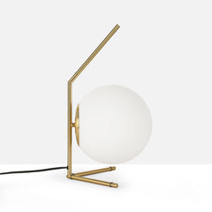 Lámpara de mesa bola cristal "OCTO 200" - E27 - Ø 22cm