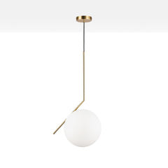 Lámpara colgante bola cristal "HERMI 280" - E27 - Ø 28cm