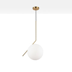 Lámpara colgante bola cristal "HERMI 280" - E27 - Ø 28cm