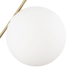 Lámpara colgante bola cristal "HERMI 280" - E27 - Ø 28cm