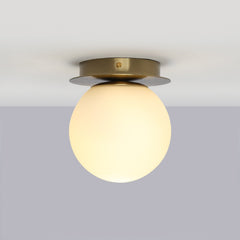 Aplique de pared bola cristal "ARCE" - E27 - Ø 15cm