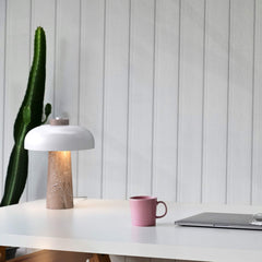 Lámpara de mesa diseño "CEP" - Base mármol - 2 x G9