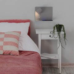 Aplique de pared para lectura con puerto USB "BASKOP" - 6W - Izquierda