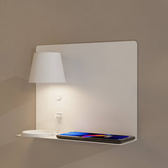 Aplique de pared para lectura con puerto USB "BASKOP" - 6W - Izquierda