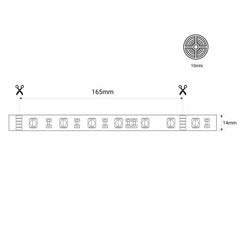 Tira LED solar exterior con mando 40W - 10 metros - IP65 - Disponible RGB y 2700K
