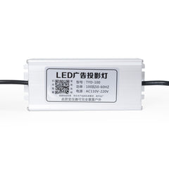 Proyector de logos LED GOBO 100W fijo exterior - 4 cristales - Óptica 18° - IP65