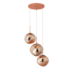 Lámpara colgante cristal triple "KADNIS" - 3 x E27