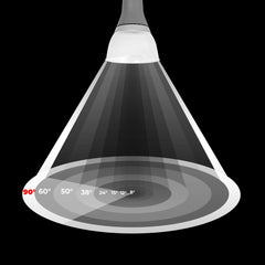 Campana LED comercial CCT - (25W / 40W / 60W / 80W) - Difusor policarbonato - UGR19 - Driver Lifud