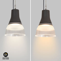 Campana LED comercial CCT - (25W / 40W / 60W / 80W) - Difusor policarbonato - UGR19 - Driver Lifud
