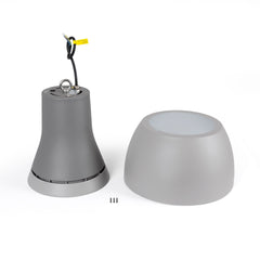 Campana LED comercial CCT - (25W / 40W /60W / 80W) - Difusor aluminio - UGR19 - Driver Lifud 0-10V