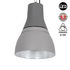 Campana LED comercial CCT - (25W / 40W /60W / 80W) - Difusor aluminio - UGR19 - Driver Lifud 0-10V