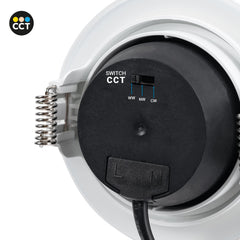 Downlight LED exterior - 7W - CCT - 630lm - Corte Ø 70mm - IP54