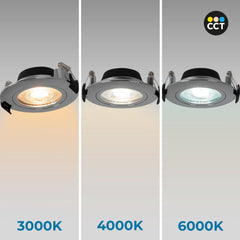 Downlight LED exterior - 7W - CCT - 630lm - Corte Ø 70mm - IP54
