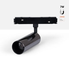 Foco LED para carril magnético 48V - 7W - Chip OSRAM - 2700K - Colores