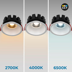 Downlight LED - 15W - CCT - Chip OSRAM - Corte Ø 90mm