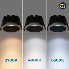 Downlight LED - 8W - CCT - Chip OSRAM - Corte Ø 75mm