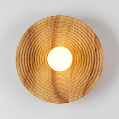 Aplique de diseño en madera "RIANNE" - G9 - Ø28cm