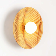 Aplique de diseño en madera "RIANNE" - G9 - Ø28cm