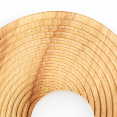 Aplique de diseño en madera "RIANNE" - G9 - Ø28cm