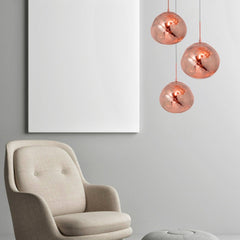 Lámpara colgante cristal triple "KADNIS" - 3 x E27