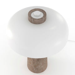 Lámpara de mesa diseño "CEP" - Base mármol - 2 x G9