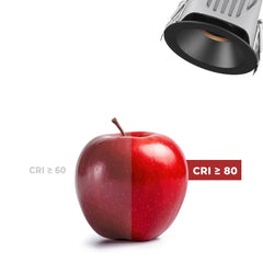 Downlight LED exterior 12W - CCT - Chip OSRAM - Driver PHILIPS - Corte Ø 75mm - IP54
