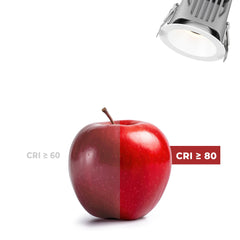 Downlight LED exterior 6W - CCT - Chip OSRAM - Driver PHILIPS - Corte Ø 55mm - IP54
