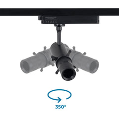 Proyector shapeable para carril monofásico - 10W - 20º-35
