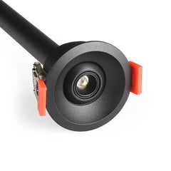 Foco de techo LED empotrable 3W - Extensible 300mm - Orientable - Chip OSRAM - 2700K